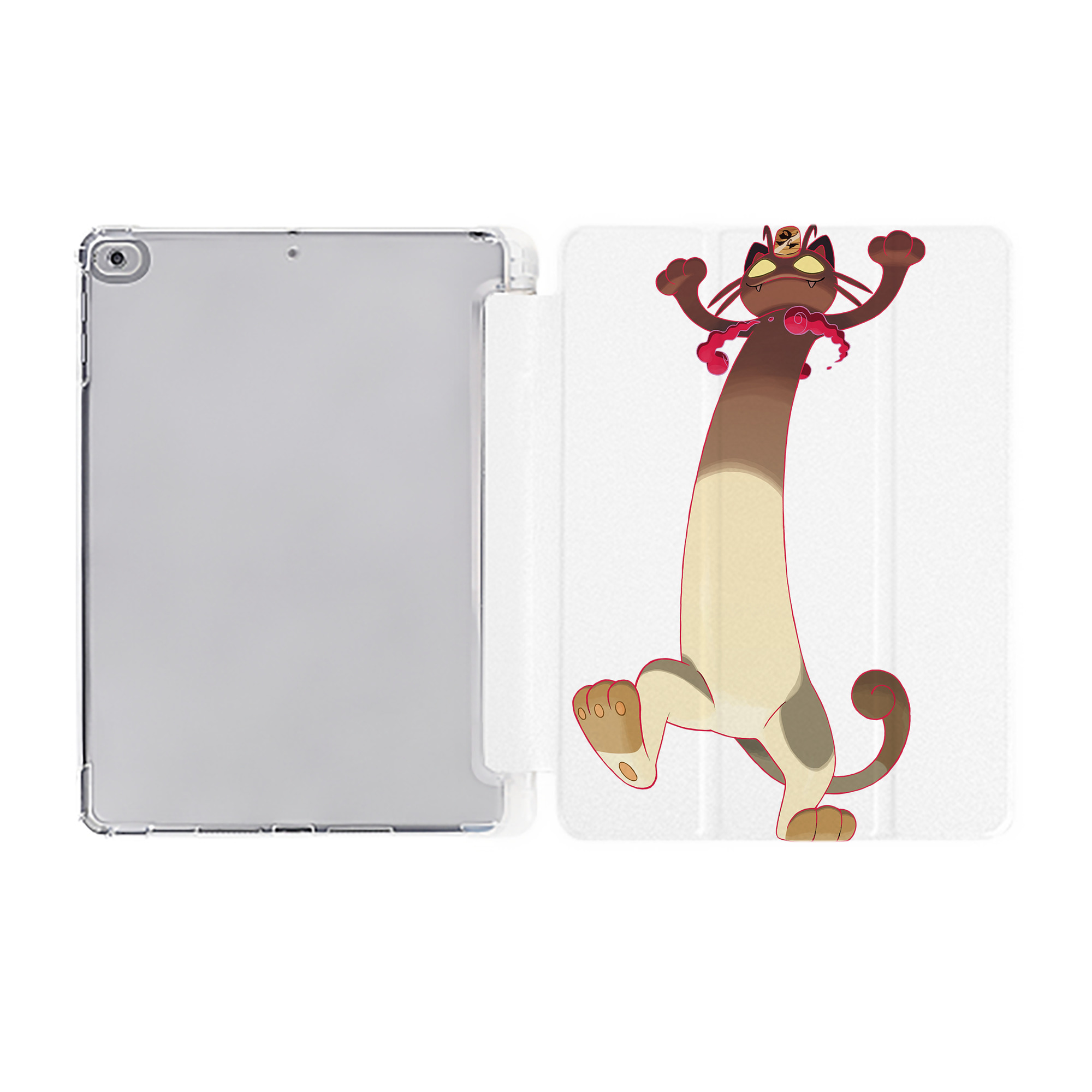 （画像用） ポケットモンスター Pokémon IPad ケース ペン収納付き 三つ折りスタンド PUレザー×シリコン 対応機種9.5/10.5/10.9インチ